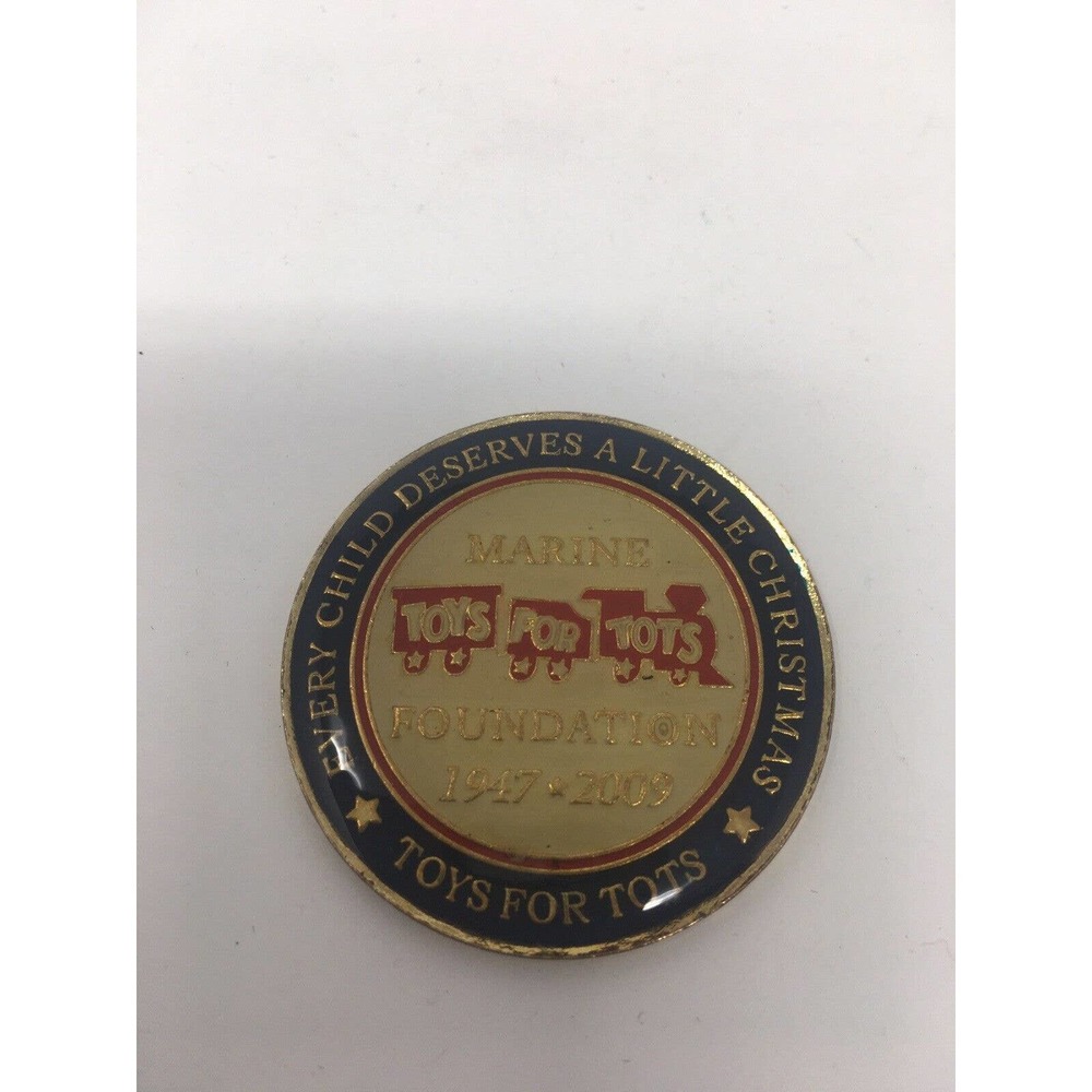United States Marine Corps Toys For Tots 2009 Coin Medal Medallion USMC
